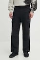 A-COLD-WALL* spodnie bawełniane Static Zip Pant bawełna czarny ACWMB278C