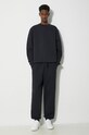 Pamučni donji dio trenirke A-COLD-WALL* Essential Sweatpant ACWMB274 crna SS24