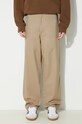 Παντελόνι Carhartt WIP Calder Pant μπεζ I030473.8Y02