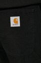 Carhartt WIP cotton trousers Double Knee Pant I031501.8902 black