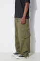 Carhartt WIP pantaloni in cotone Unity verde I032983.1YS4G
