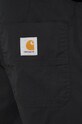 Carhartt WIP cotton trousers Abbott Pant I033126.8902 black