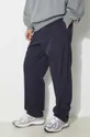 blu navy Carhartt WIP pantaloni in cotone Calder Pant