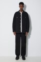 Брюки Marcelo Burlon Cross Cotton Cargo CMCF014S24FAB0011001 чёрный SS24