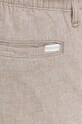 Παντελόνι με λινό μείγμα Hollister Co. μπεζ KI330.4024.475