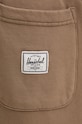 Herschel pantaloni de trening din bumbac maro 50333.02001