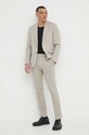 Штани Bruuns Bazaar BBM2337 бежевий SS24
