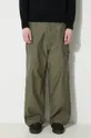 πράσινο Βαμβακερό παντελόνι Human Made Military Easy Pants