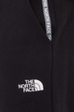 fekete The North Face pamut melegítőnadrág