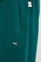 Puma MMQ Sweatpants pantaloni da tuta in cotone da uomo turchese 624007