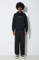 Fred Perry cotton trousers Straight Leg Twill black