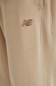 New Balance pantaloni de trening din bumbac bej MP41508SOT