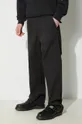 μαύρο Βαμβακερό παντελόνι Universal Works Fatigue Pant