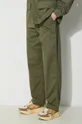 verde Universal Works pantaloni de bumbac Fatigue Pant