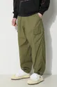 zielony Universal Works spodnie Loose Cargo Pant