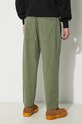Ρούχα Βαμβακερό παντελόνι Universal Works Hi Water Trouser 30520.BIRCH πράσινο