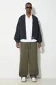 Vans pantaloni de bumbac Premium Standards Easy Trouser LX verde