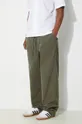 zelená Bavlněné kalhoty Vans Premium Standards Easy Trouser LX