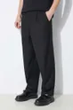 negru Vans pantaloni Premium Standards Pleat Front Pant LX De bărbați