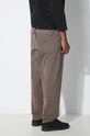 Îmbrăcăminte Rick Owens pantaloni de trening din bumbac DU01D1370.RIG.34 maro