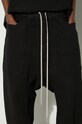 Rick Owens joggers Knit Sweat Pants Classic Cargo Drawstring black DU01D1370.F.09