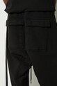 Rick Owens joggers Knit Sweat Pants Classic Cargo Drawstring DU01D1370.F.09 black