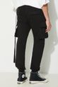 Abbigliamento Rick Owens pantaloni da jogging in cotone Knit Pants Mastodon Cut DU01D1386.RIG.09 nero