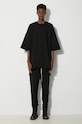 Rick Owens cotton trousers Knit Pants Creatch Cargo Drawstring DU01D1376.RIG.09 black SS24