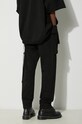 Îmbrăcăminte Rick Owens pantaloni de bumbac Knit Pants Creatch Cargo Drawstring DU01D1376.RIG.09 negru