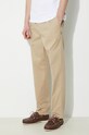 New Balance pantaloni Twill Straight Pant 30" bej MP41575SOT