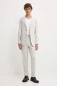 Theory pantaloni din in O0373221 gri SS24