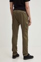 C.P. Company pantaloni Stretch Sateen Ergonomic Cargo 16CMPA063A005694G verde SS24
