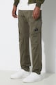 C.P. Company pantaloni Stretch Sateen Ergonomic Cargo verde 16CMPA063A005694G