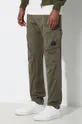 green C.P. Company trousers Stretch Sateen Ergonomic Cargo