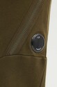 Хлопковые спортивные штаны C.P. Company Diagonal Raised Fleece зелёный 16CMSP084A005086W