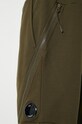 Хлопковые спортивные штаны C.P. Company Diagonal Raised Fleece 16CMSP084A005086W зелёный