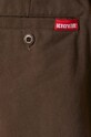 Бавовняні штани ICECREAM Skate Pant IC24109 коричневий