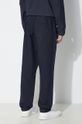 Oblečení Kalhoty s příměsí lnu Norse Projects Ezra Relaxed Cotton Linen N25.0402.7004 námořnická modř