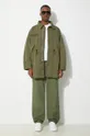 Engineered Garments cotton trousers Fatigue Pant green