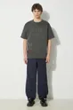 Engineered Garments pantaloni de bumbac Fatigue Pant bleumarin