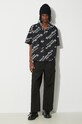 Kenzo cotton trousers Cargo Workwear Pant FE55PA2429DL.99 black SS24