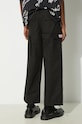 Odzież Kenzo spodnie bawełniane Cargo Workwear Pant FE55PA2429DL.99 czarny