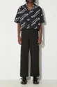 černá Bavlněné kalhoty Kenzo Cargo Workwear Pant