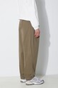 Clothing NEIGHBORHOOD trousers Baggysilhouette Easy Pants 241AQNH.PTM03 green