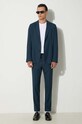Paul Smith pantaloni in lana M1R.921T.G00001 blu navy AW24