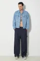 Pamučne hlače Engineered Garments Painter Pant mornarsko plava