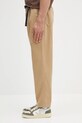Памучен панталон Gramicci Loose Tapered Ridge Pant G114.OGT зелен SS25
