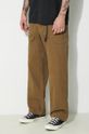 Gramicci pantaloni in cotone Canvas Eqt Pant verde G4SM.P004