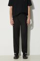 Nohavice s prímesou vlny Neil Barrett čierna MY30151A.Y000.001N