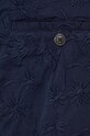 Бавовняні штани Corridor Floral Embroidered Trouser TR0076 темно-синій